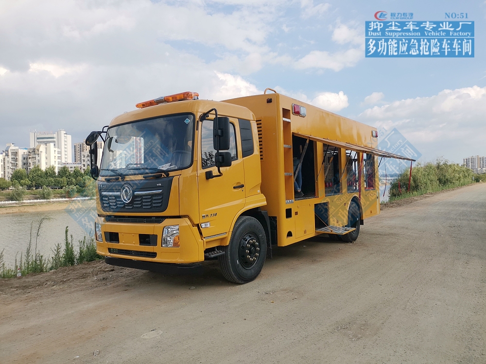 東風天錦大流量排水搶險車3000-4000m3/h