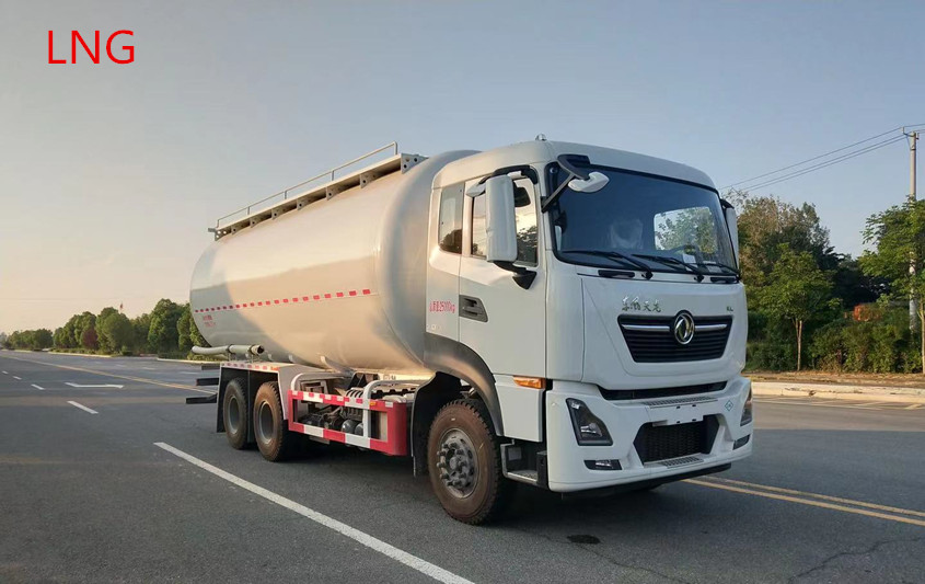 東風(fēng)天龍干混砂漿運輸車(28方-LNG)