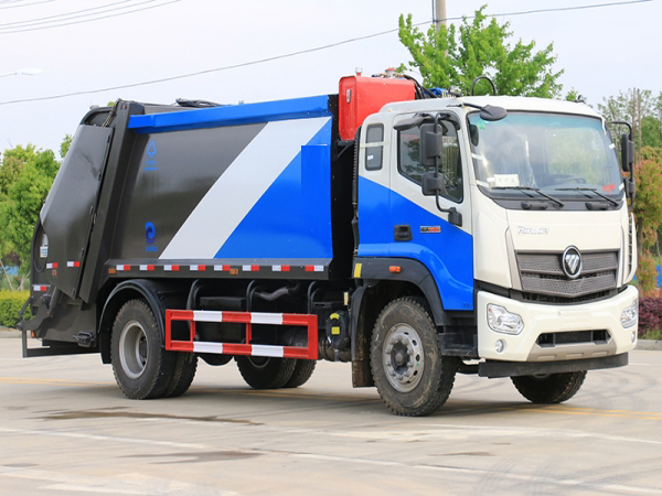 國六福田壓縮垃圾車